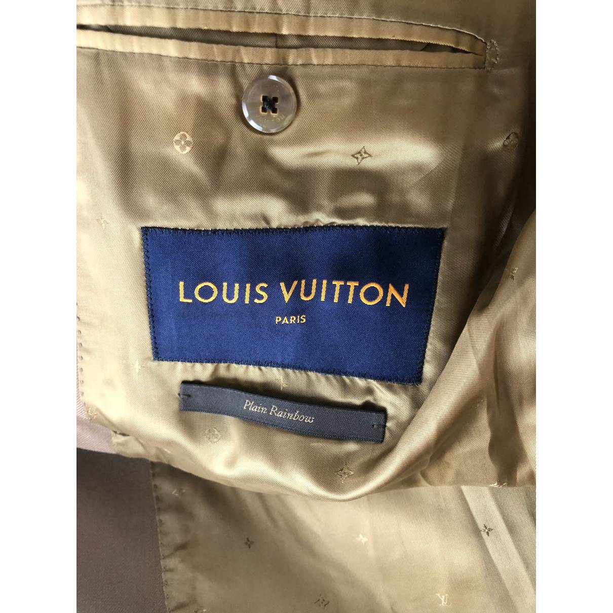 Wool coat Louis Vuitton Brown size 40 FR in Wool - 35360020