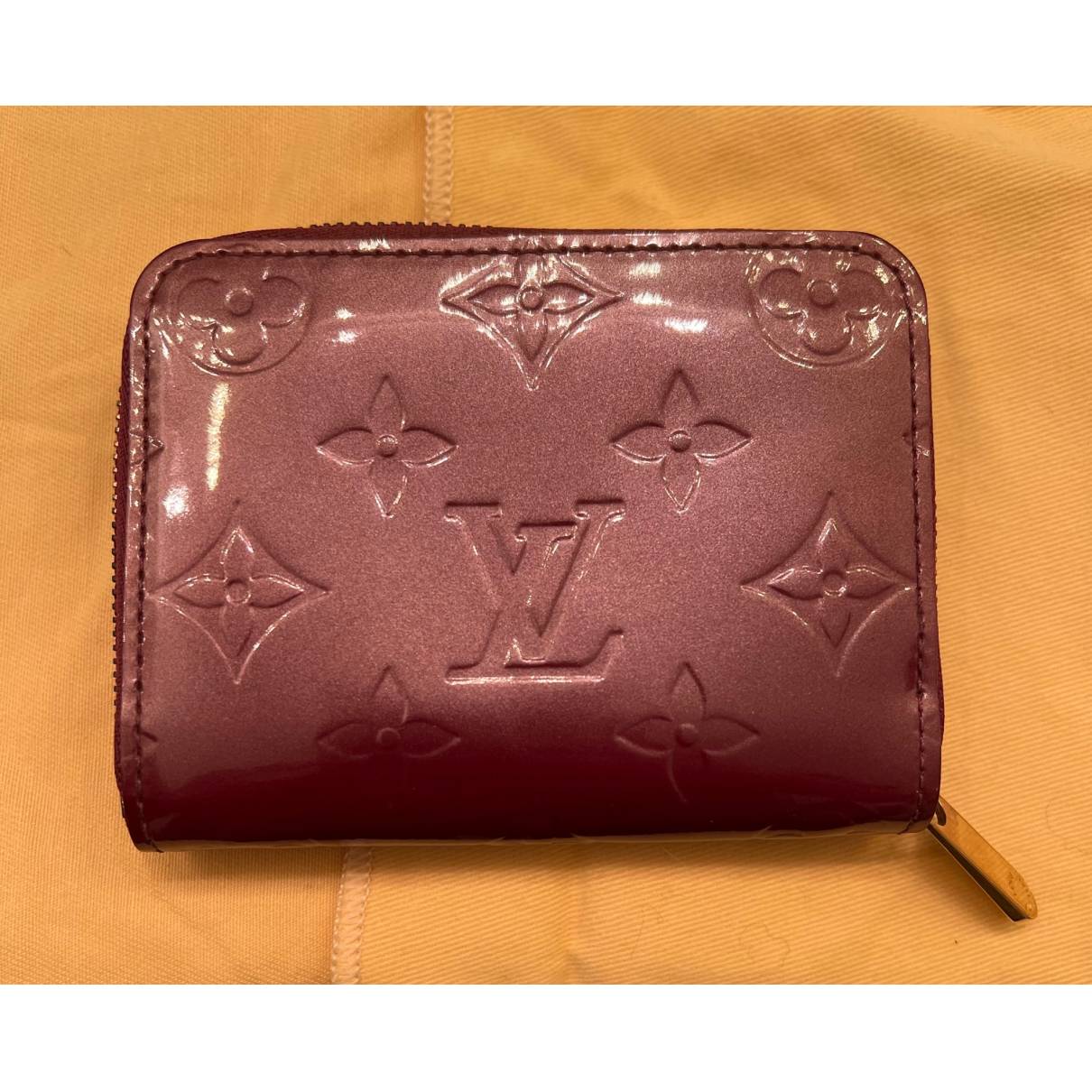 Leather wallet Louis Vuitton Burgundy in Leather - 25492859
