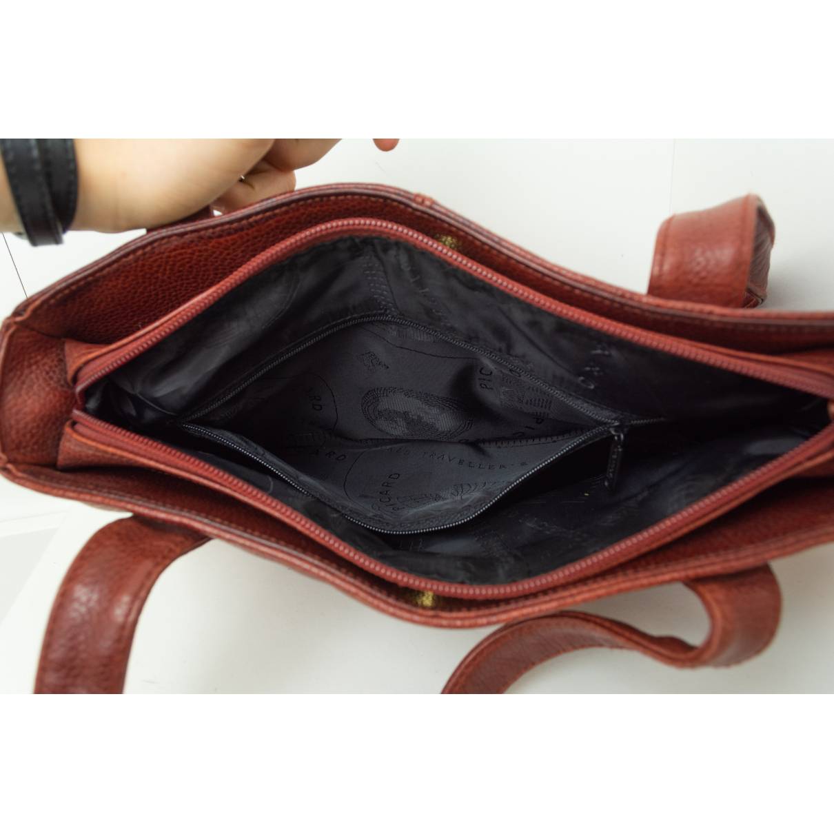 Leather handbag Picard Red in Leather - 25022427