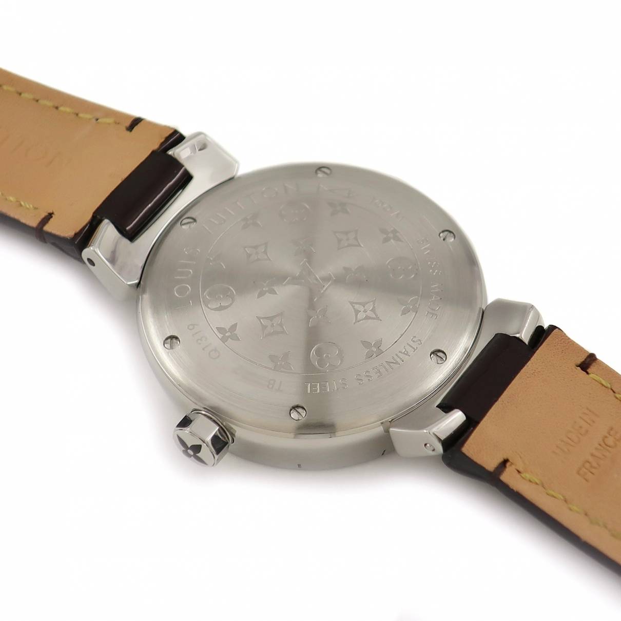 Louis Vuitton Tambour Monogram – QBB167 – 6,360 USD – The Watch Pages