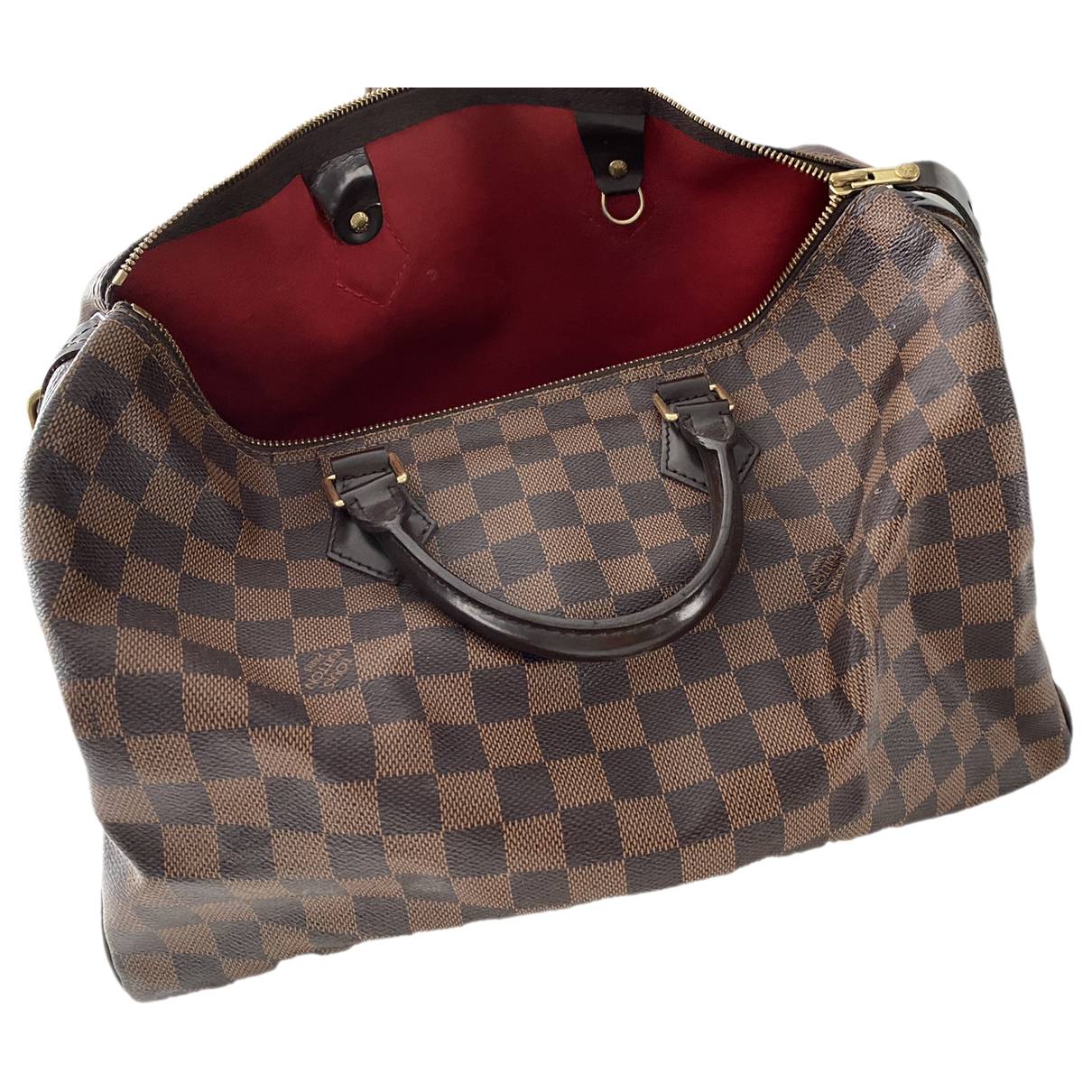 Speedy leather handbag Louis Vuitton Camel in Leather - 35524335