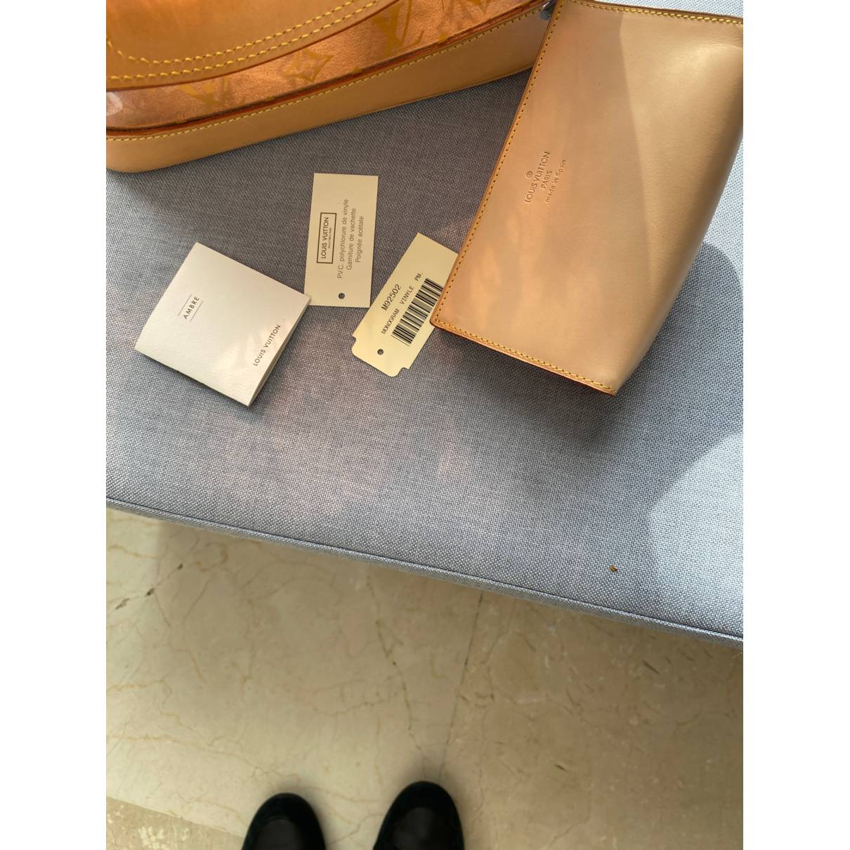 Ambre handbag Louis Vuitton Camel in Plastic - 30903207