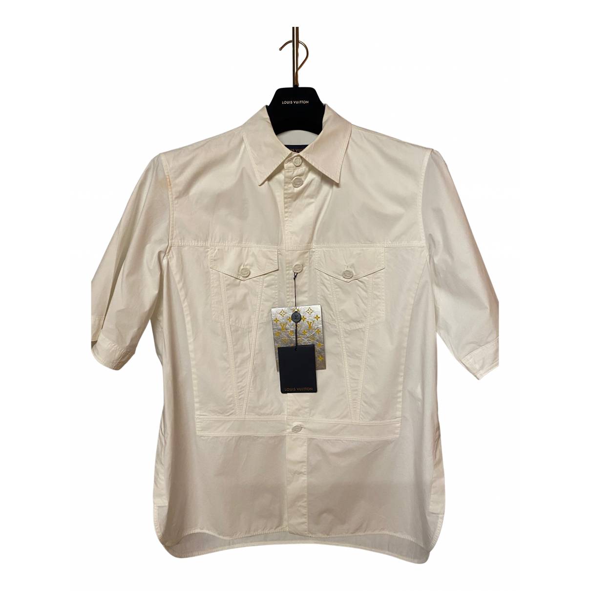 Camisas Louis vuitton Blanco talla XL International de en Algodón - 18970030