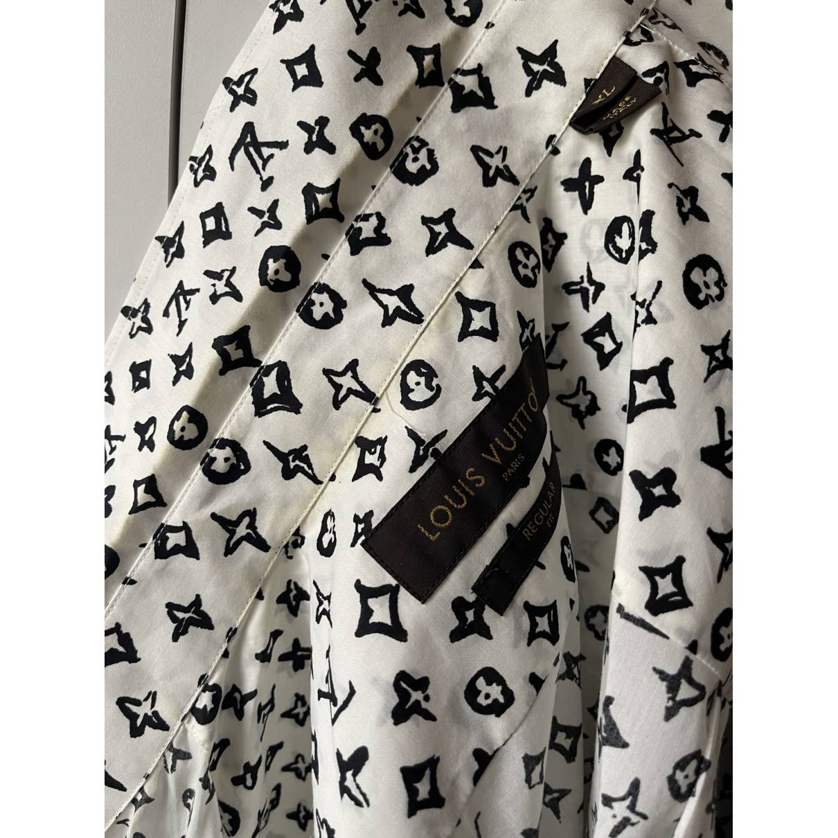 Camisas Louis vuitton Blanco talla M International de en Algodón - 31926689