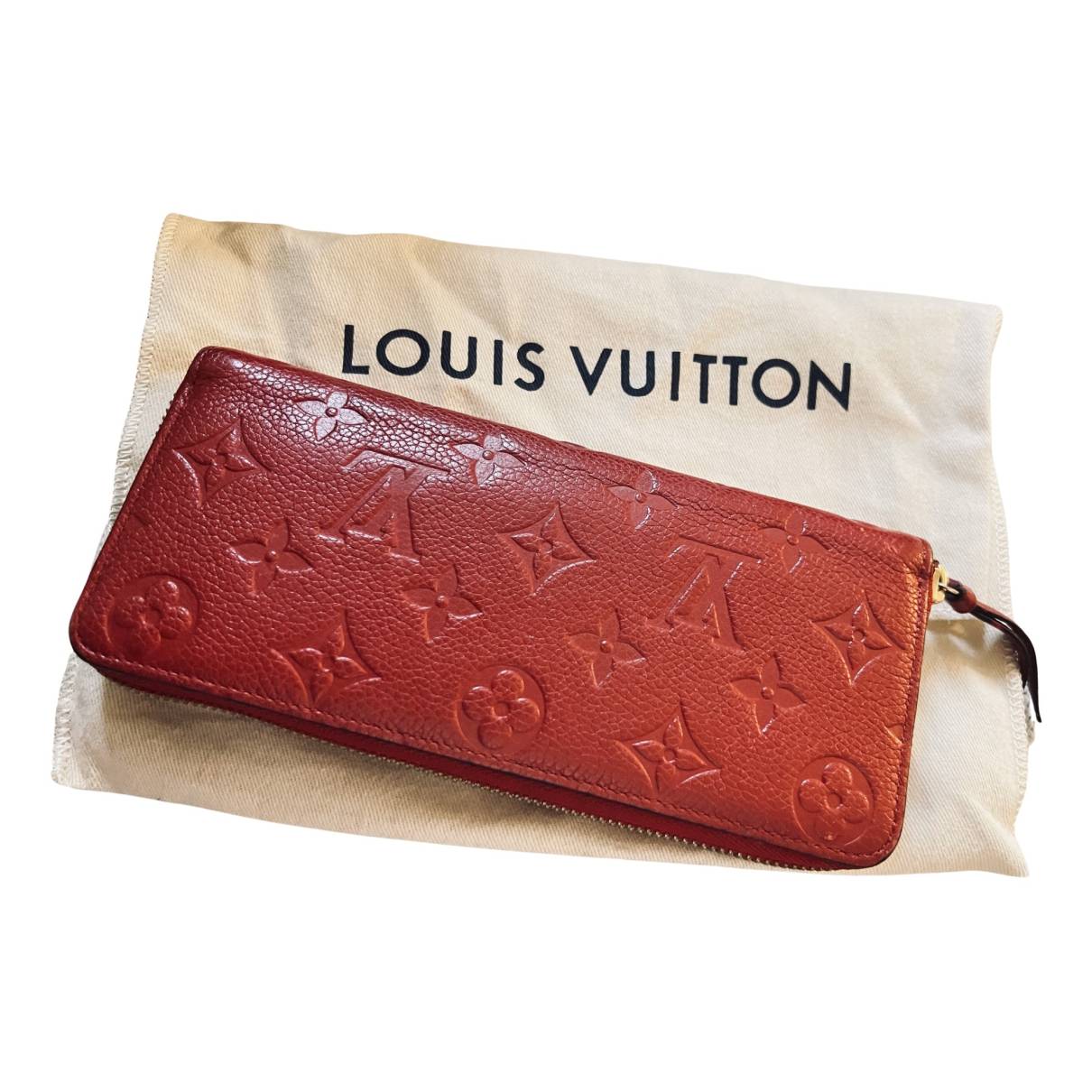  Louis Vuitton Cartera Clemence pre-amada para mujer