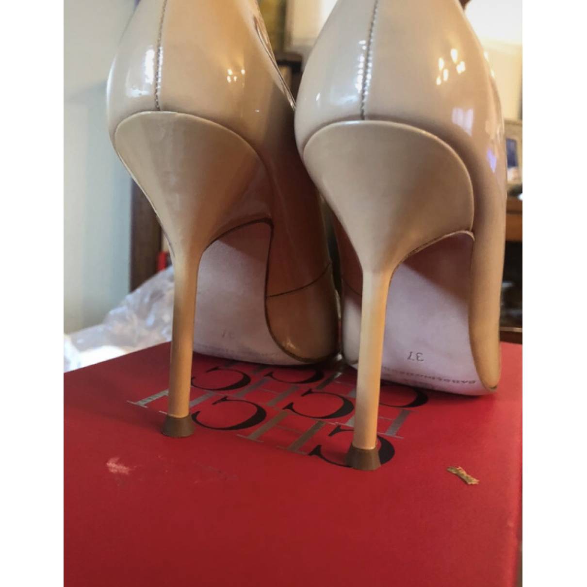 Patent leather heels Carolina Herrera