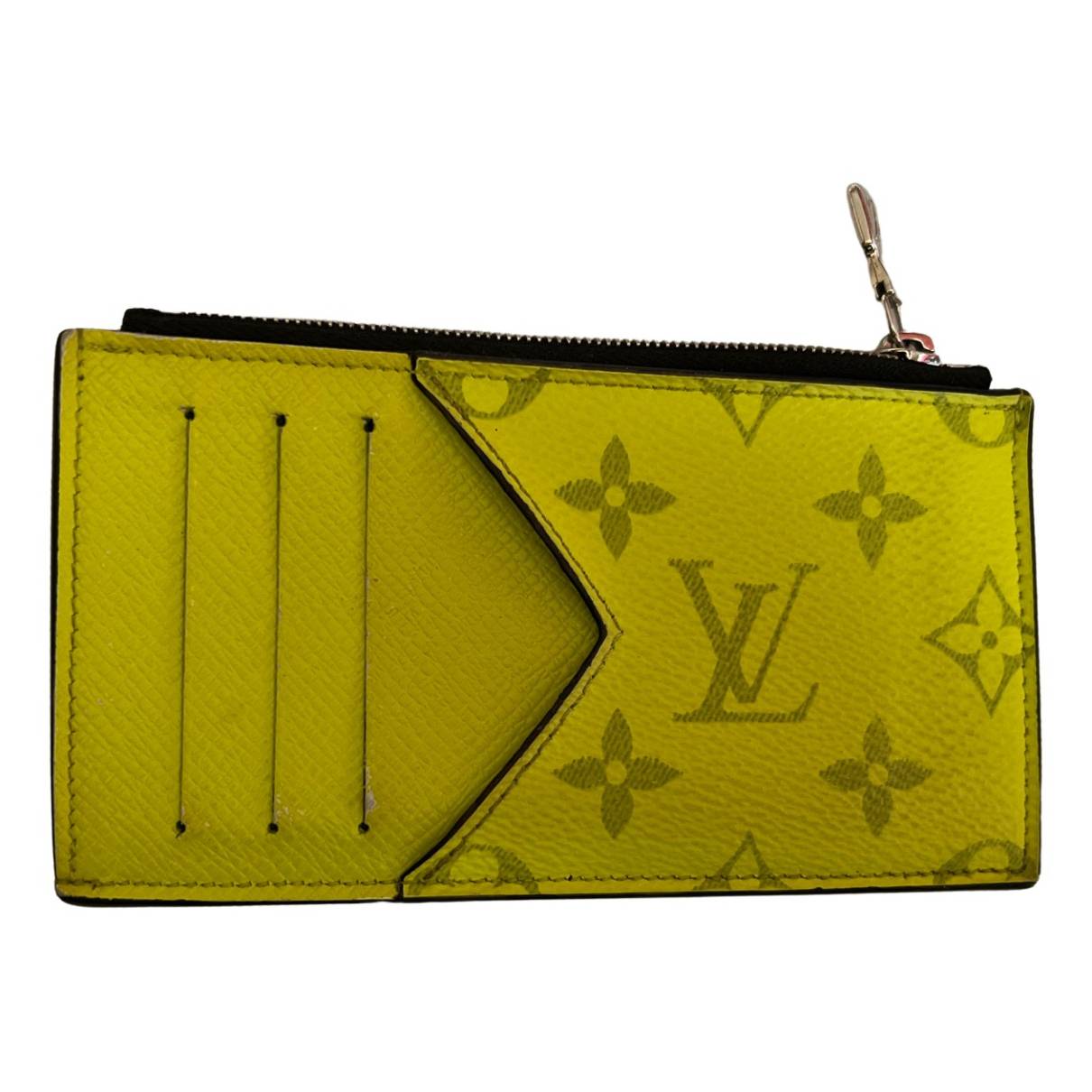 Louis Vuitton Kleinlederwaren aus Segeltuch - Grau - 35633734