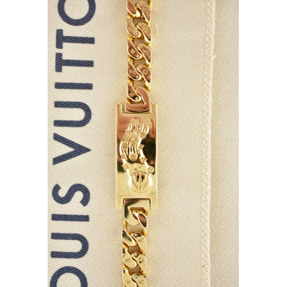 Louis Vuitton x NBA Chain Links Bracelet XS Gold/Multicolor in Metal with  Gold-tone - US