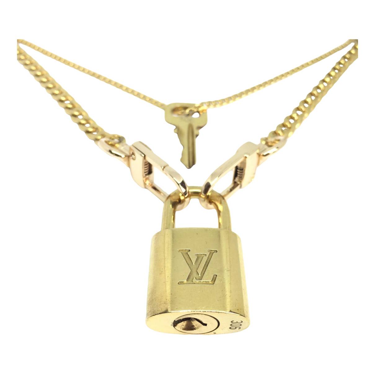 Cadenas necklace Louis Vuitton Gold in Gold plated - 36106646