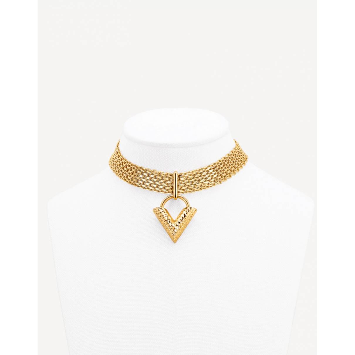Essential v necklace Louis Vuitton Gold in Gold plated - 17276364