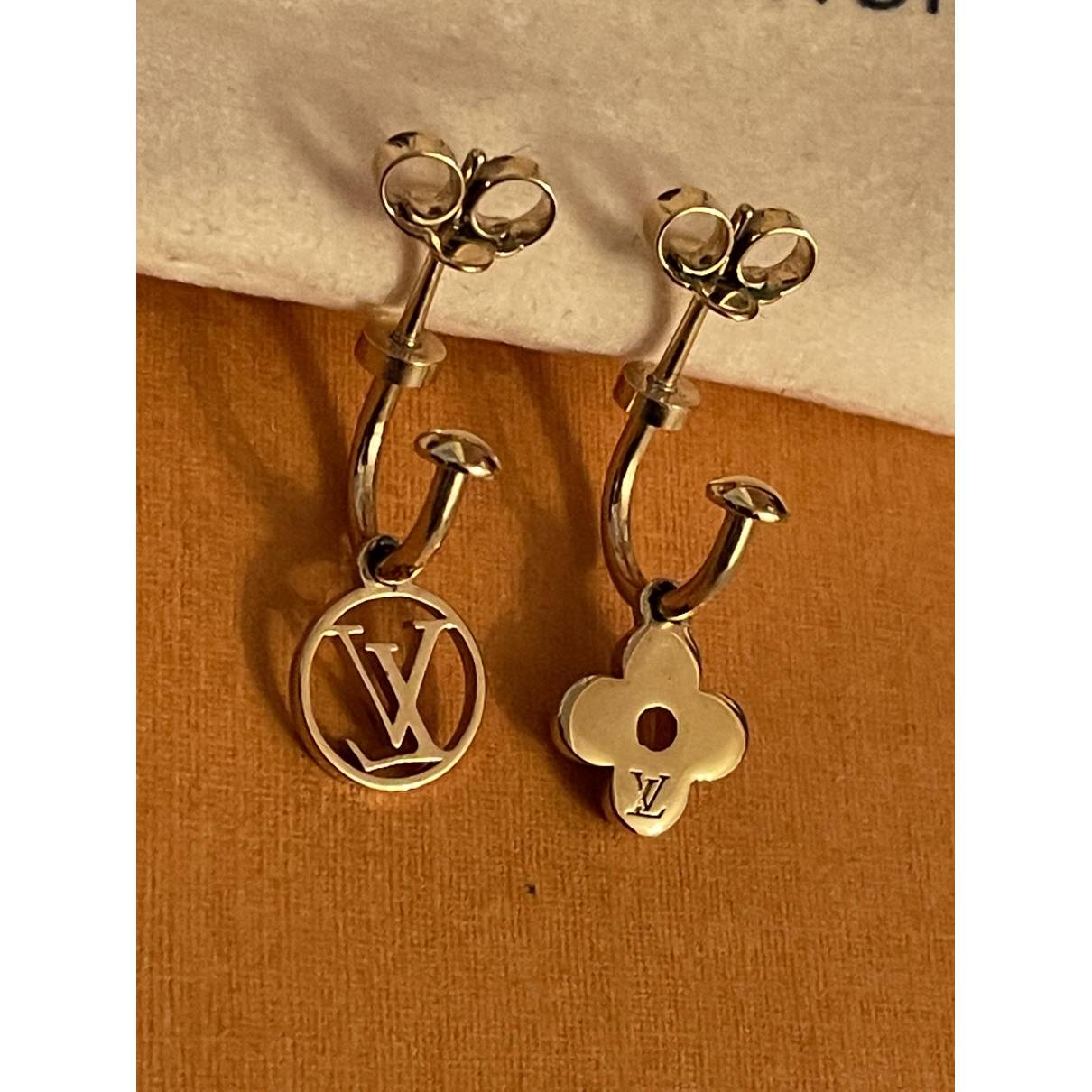 Blooming earrings Louis Vuitton Gold in Metal - 32011340
