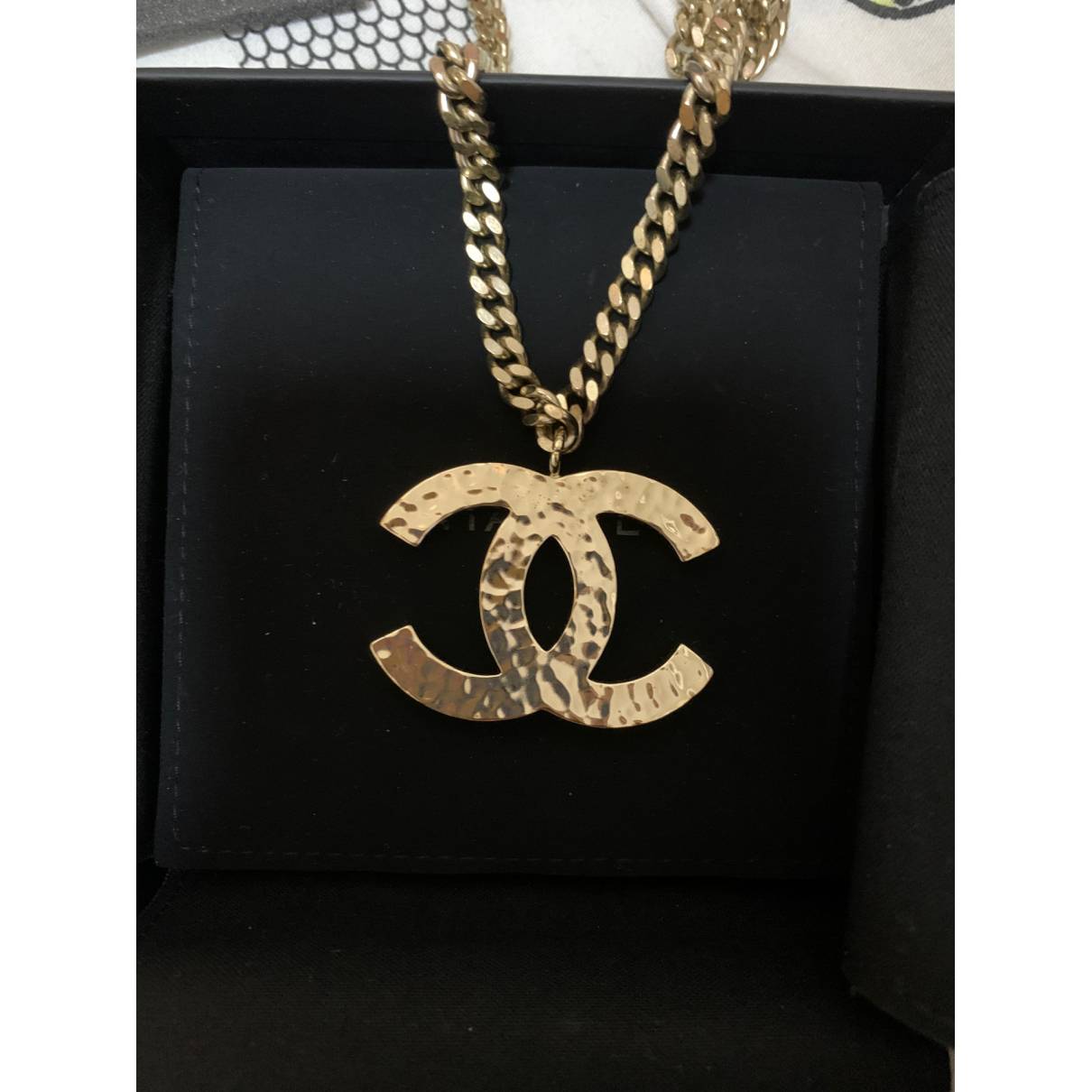 Chanel - Authenticated CC Necklace - Metal Gold for Women, Very Good Condition