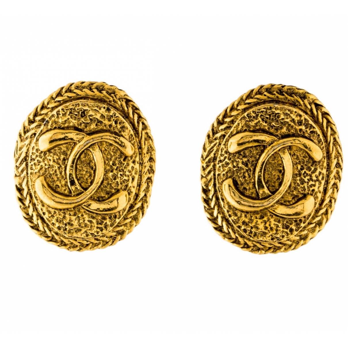 Chanel - Authenticated Earrings - Metal Gold for Women, Very Good Condition