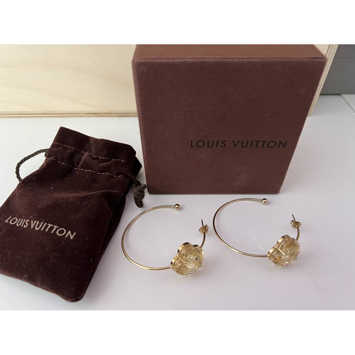 Earrings Louis Vuitton Gold in Metal - 32033035