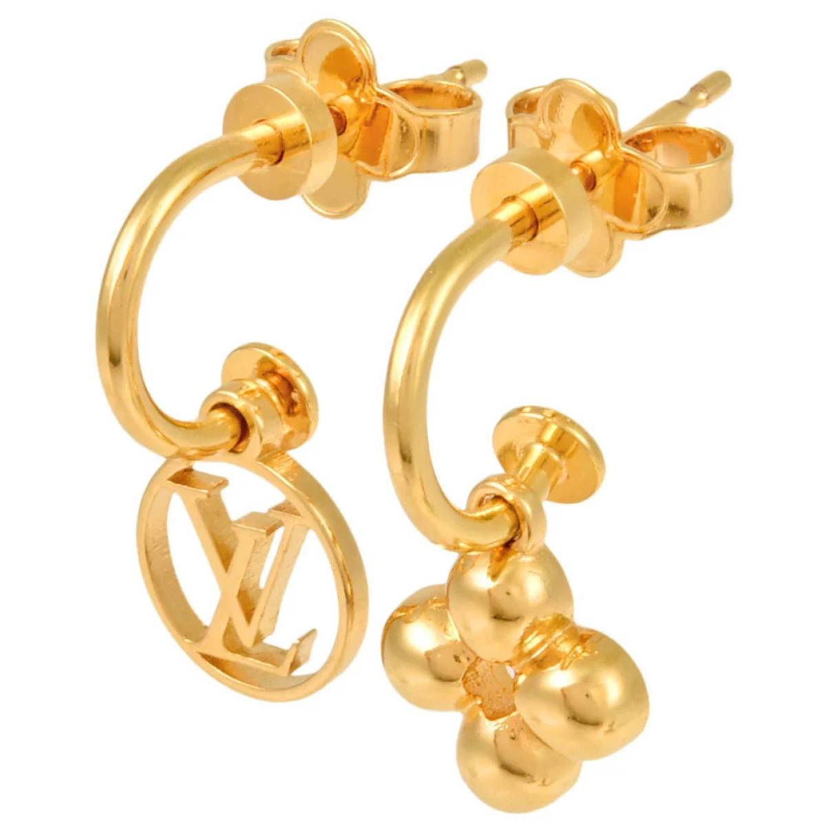 Essential v earrings Louis Vuitton Gold in Metal - 35097568