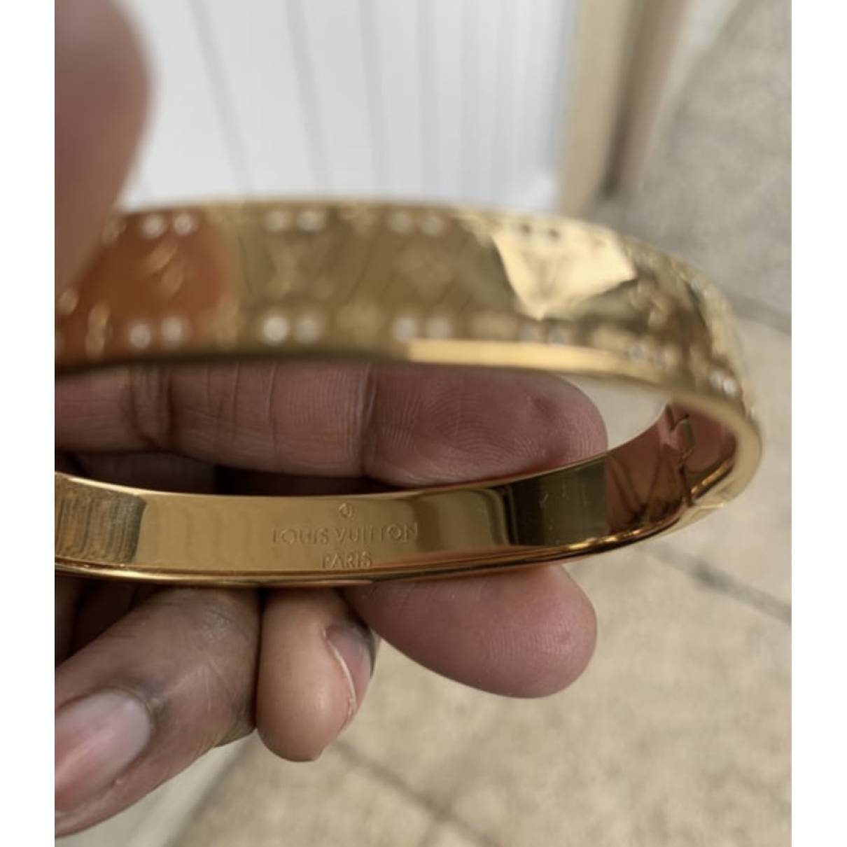 Louis Vuitton Nanogram Bracelet in Base Metal, myGemma
