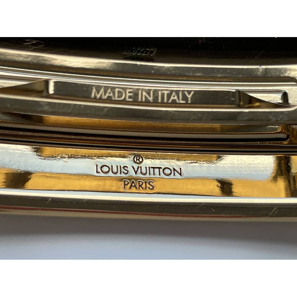 Louis Vuitton Barrette Nanogram Hair Clip M80277 Brand Accessories Ladies