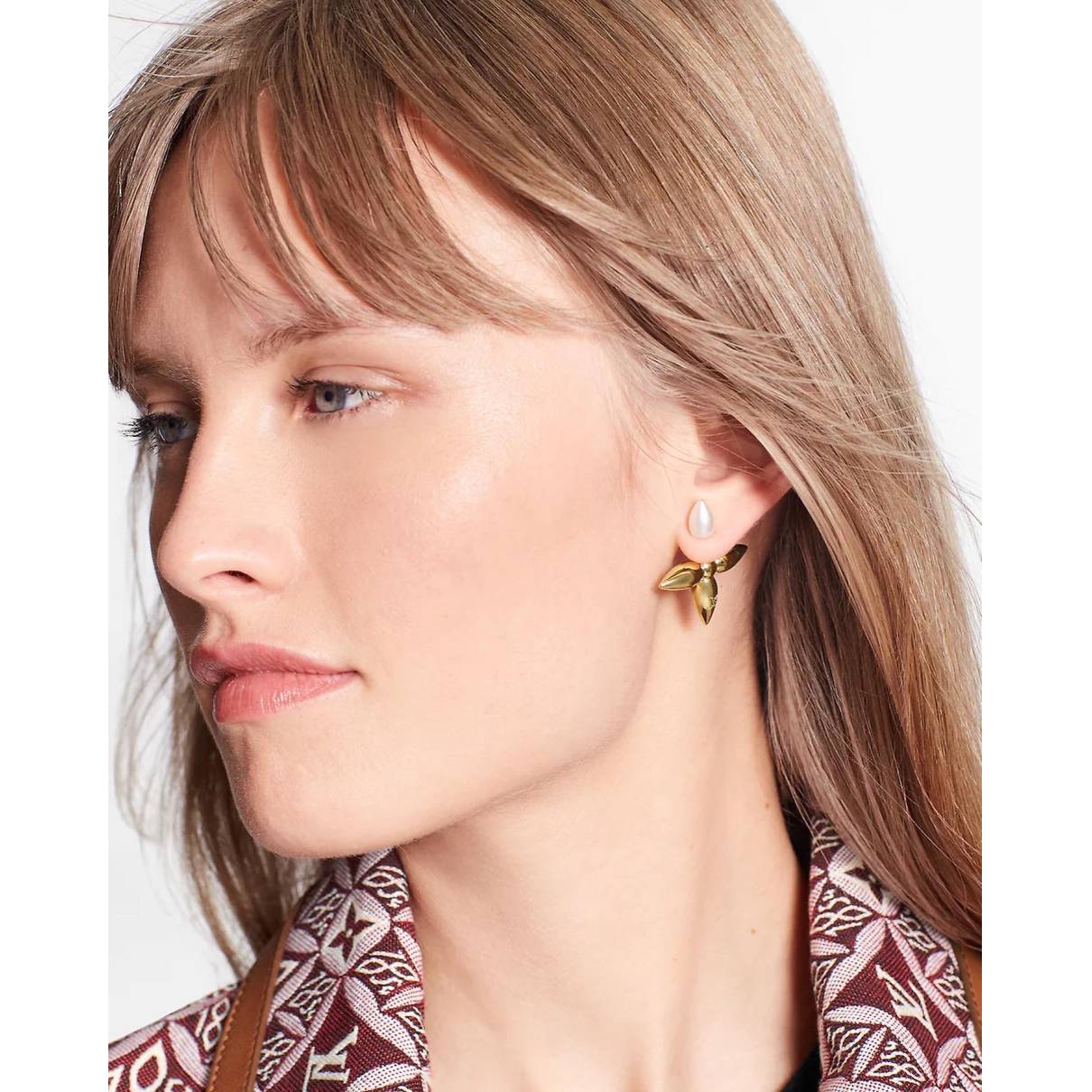 Louis Vuitton, Jewelry, Louis Vuitton Bookle Dreil Louisette Earrings  M8267 Gold Accessories