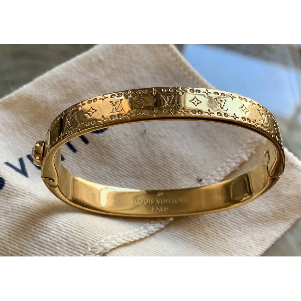 Nanogram bracelet Louis Vuitton Gold in Other - 34842197