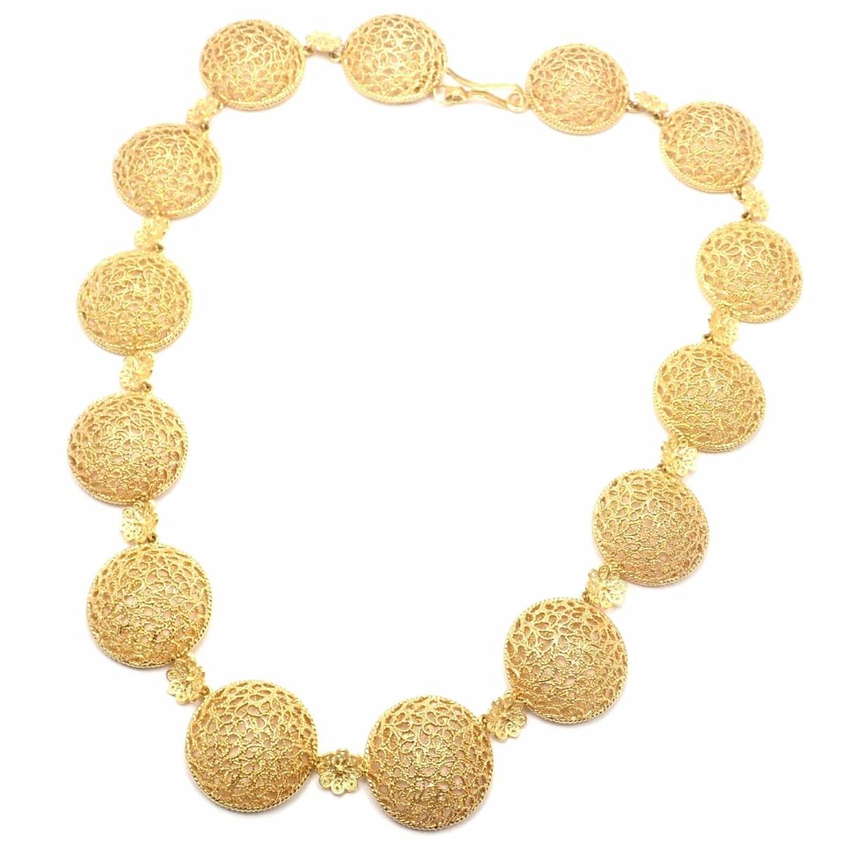 Yellow gold necklace Buccellati