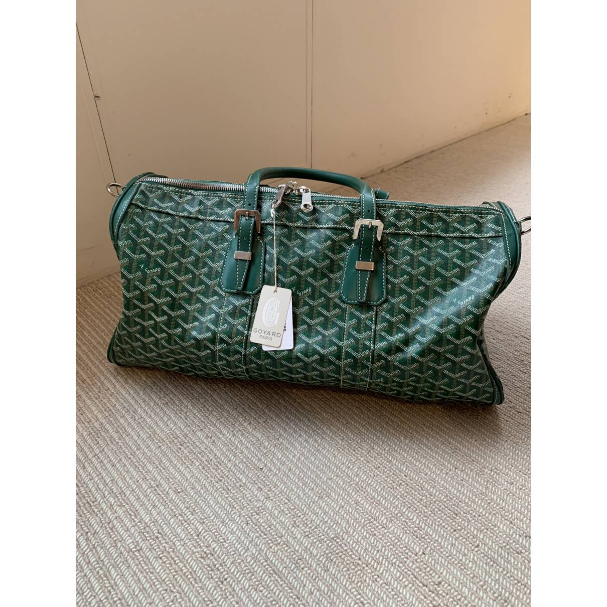 Croisière cloth bowling bag Goyard Green in Cloth - 23838636