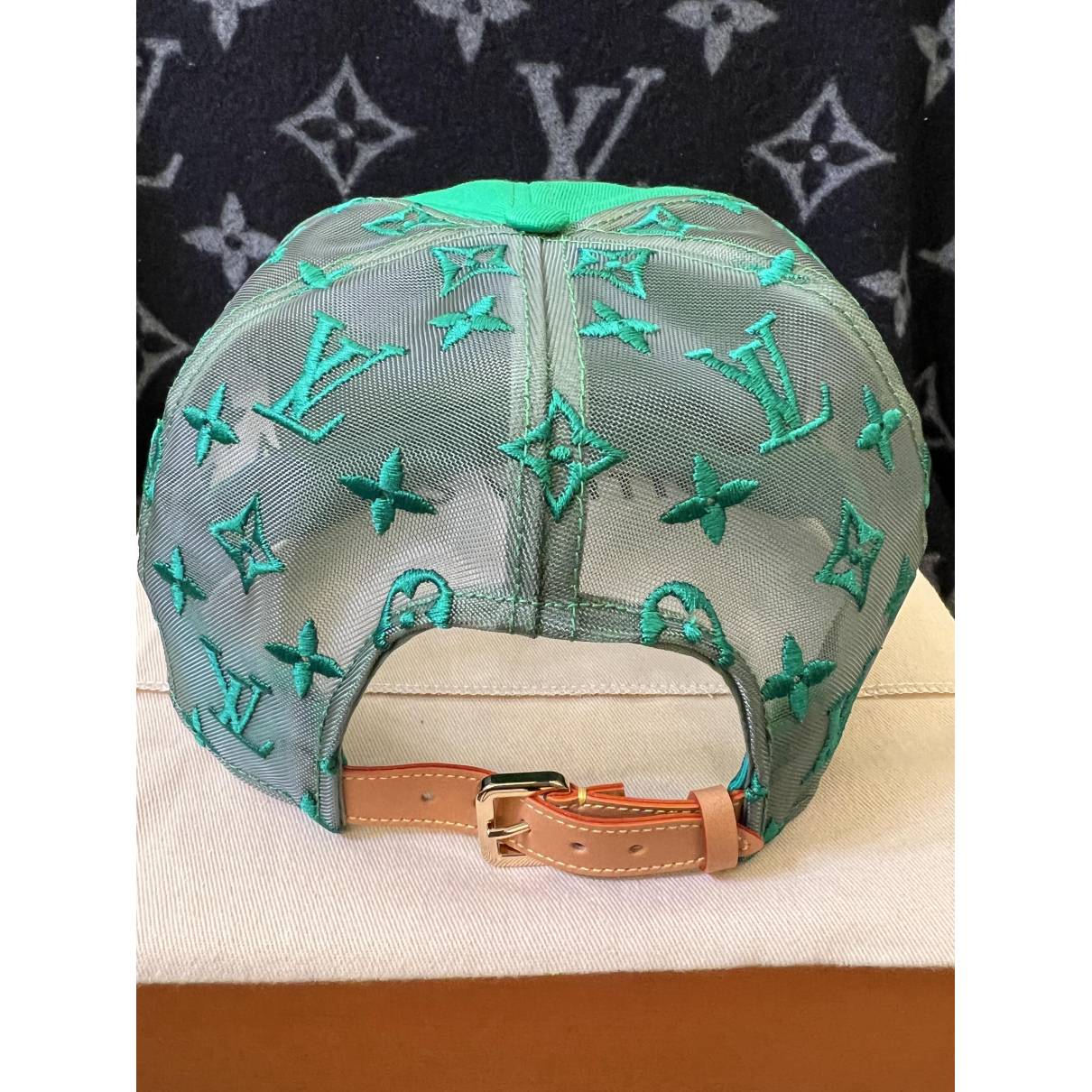 Hat Louis Vuitton Green size 58 cm in Cotton - 23859812