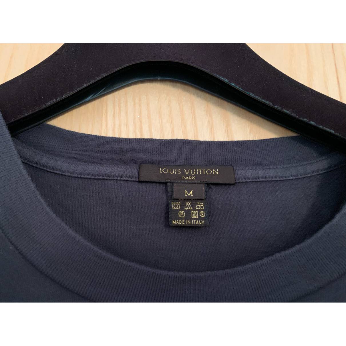 T-shirt Louis Vuitton Green size M International in Cotton - 19696905