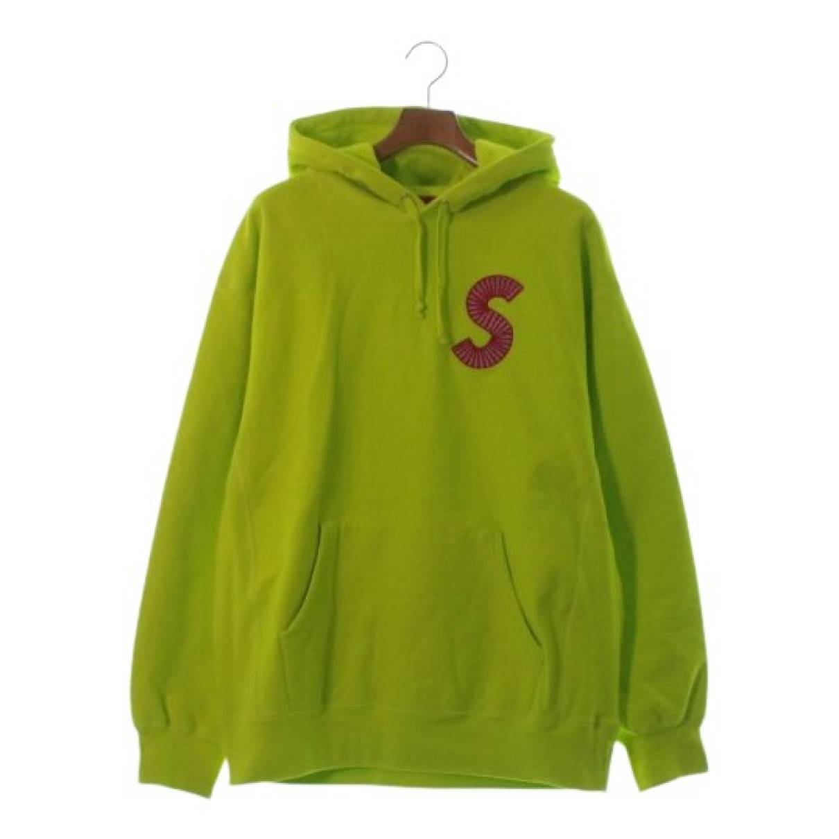 Sweatshirt Supreme Green size L International in Cotton - 30752358