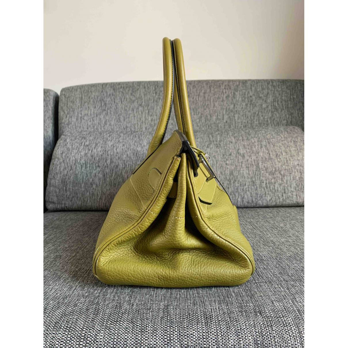 Hermes 42cm Fuchsia Ostrich JPG Shoulder Birkin Bag with Palladium