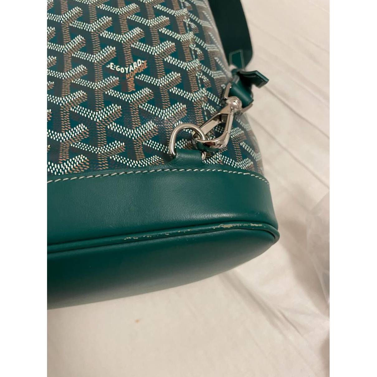 Saïgon leather handbag Goyard Green in Leather - 34192778
