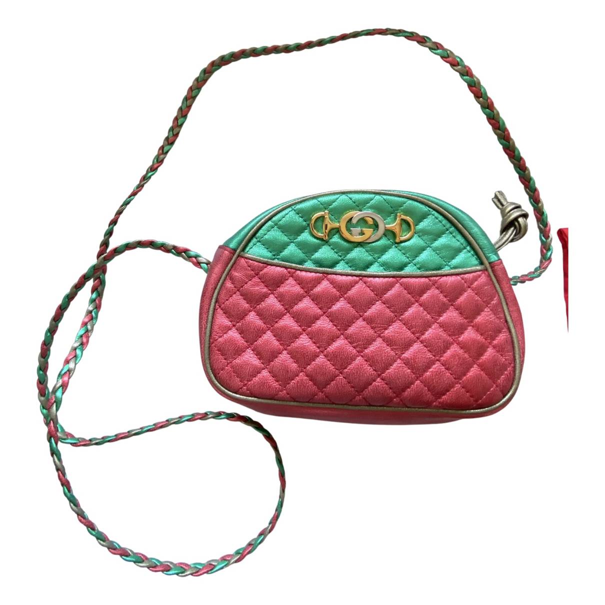 Leather crossbody bag Gucci Green in Leather - 32910158