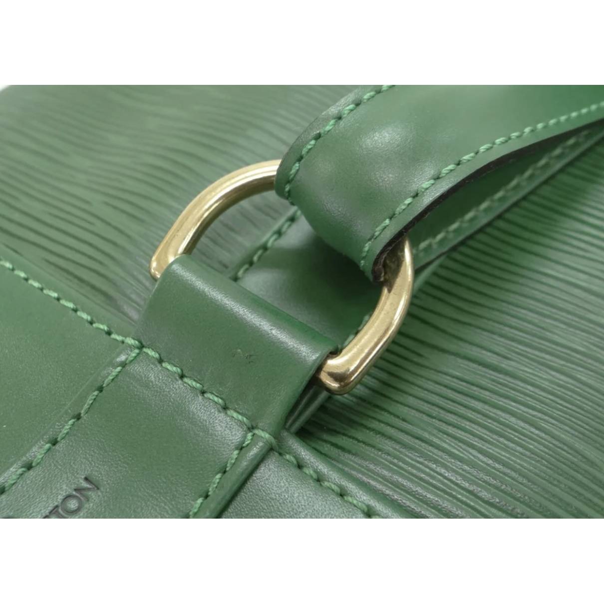 Randonnée leather backpack Louis Vuitton Green in Leather - 34628803