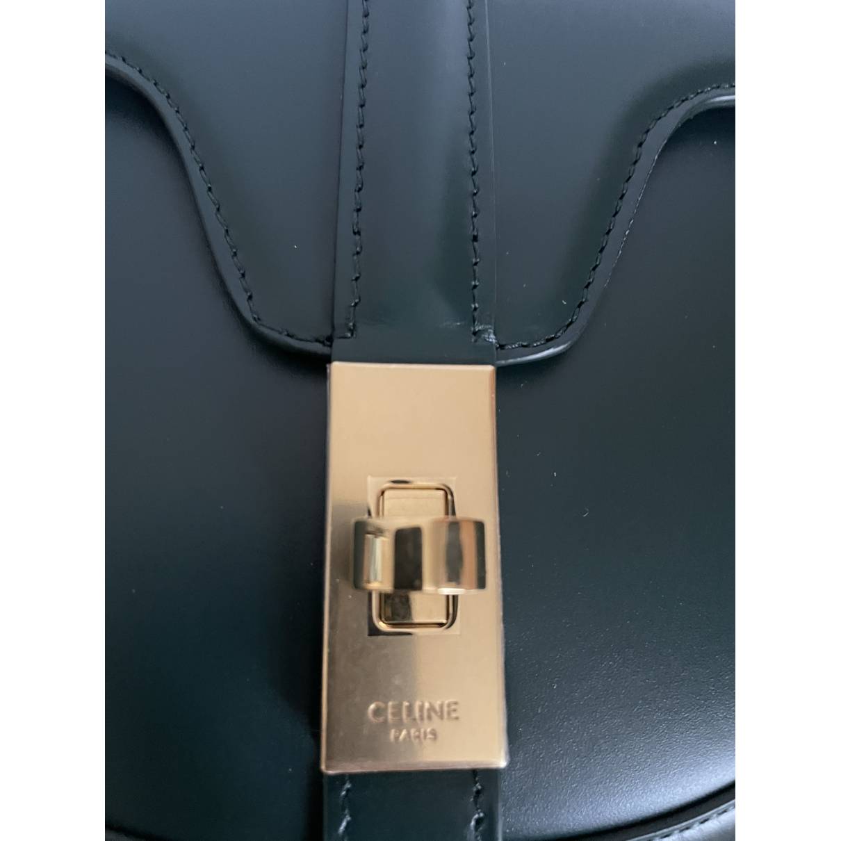 Sac 16 leather handbag Celine Brown in Leather - 34611009