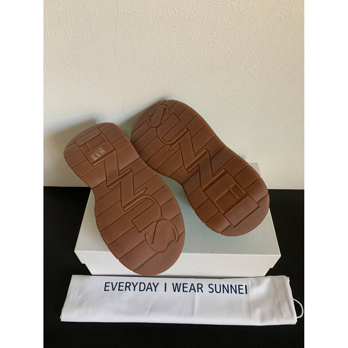 Leather sandals Sunnei