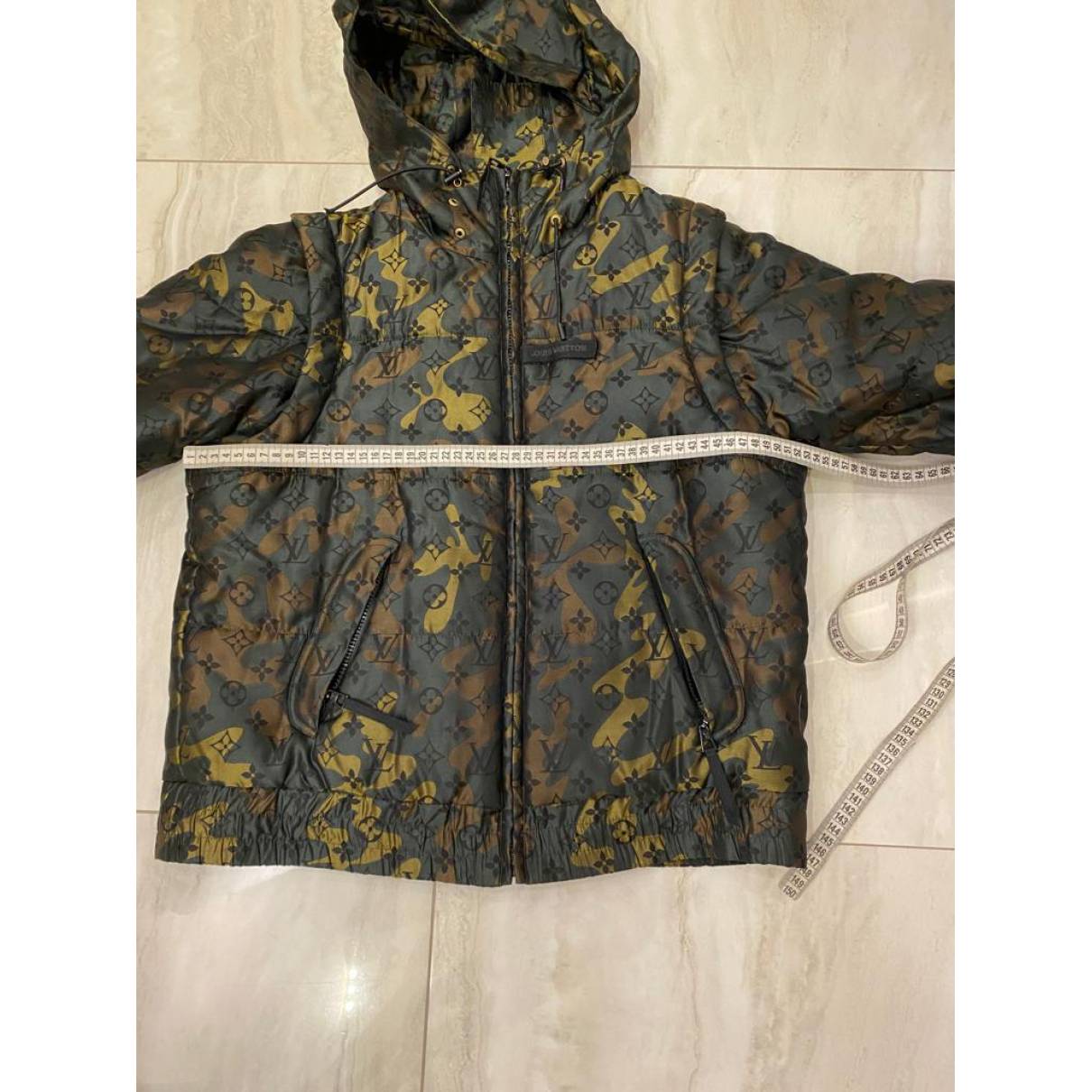 Louis Vuitton - Authenticated Jacket - Synthetic Green for Women, Very Good Condition