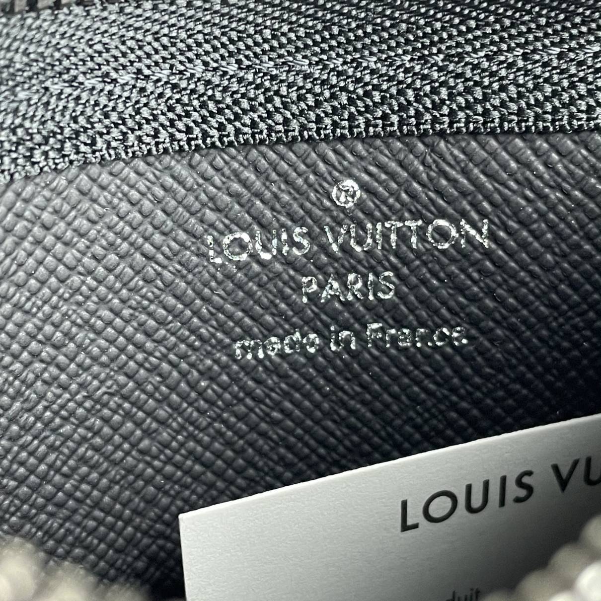 Louis Vuitton Gray Monogram Denim Key Pouch Grey Cloth ref.192491