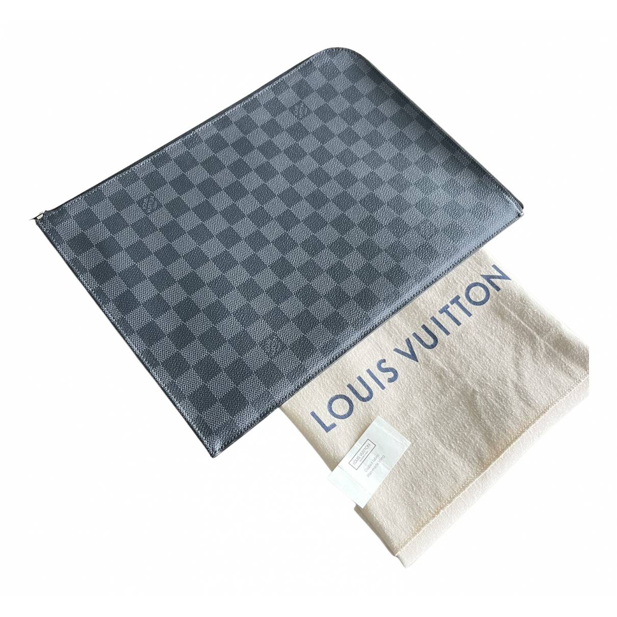 Pochette voyage cloth small bag Louis Vuitton Grey in Cloth - 26711654