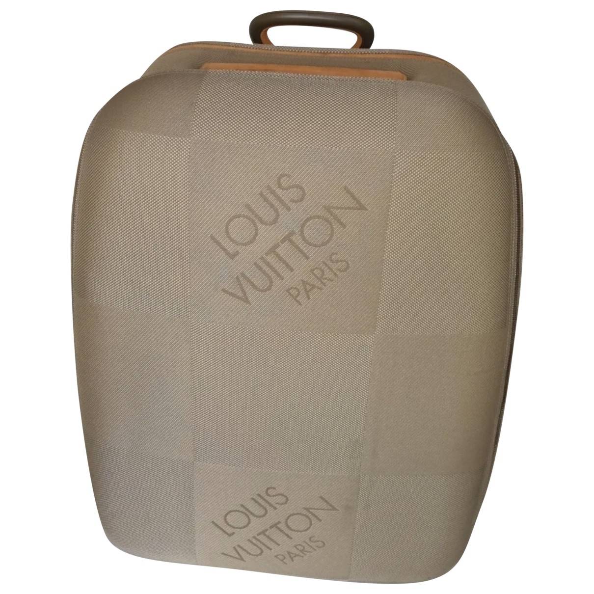 Terre damier geant messenger cloth travel bag Louis Vuitton Grey