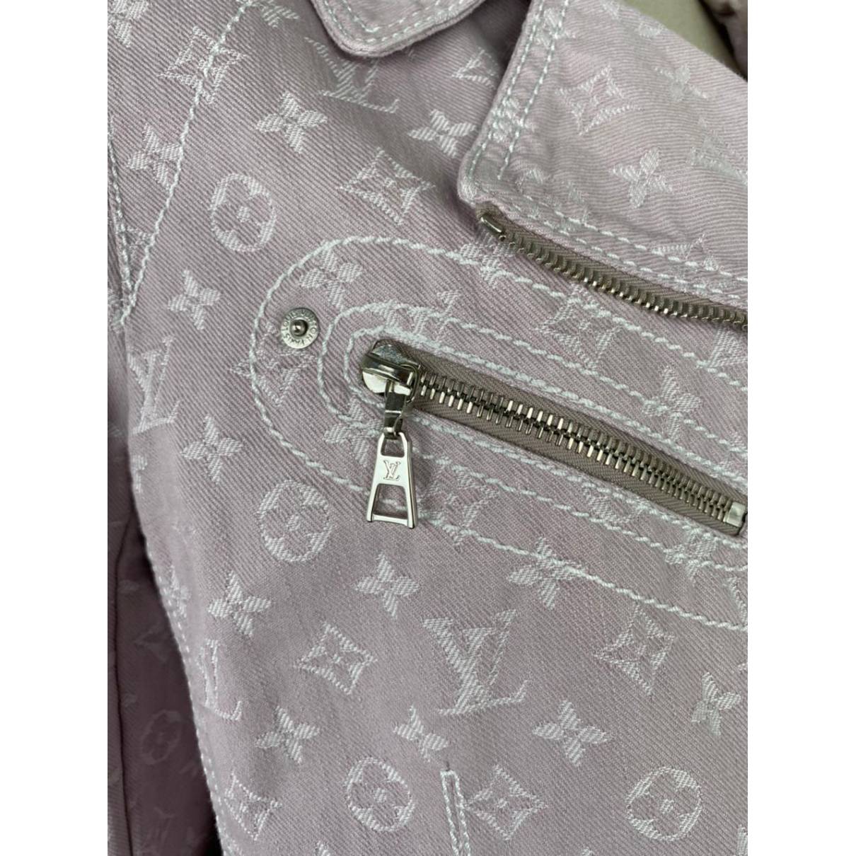 Louis Vuitton - Authenticated Jacket - Cotton Grey for Women, Very Good Condition