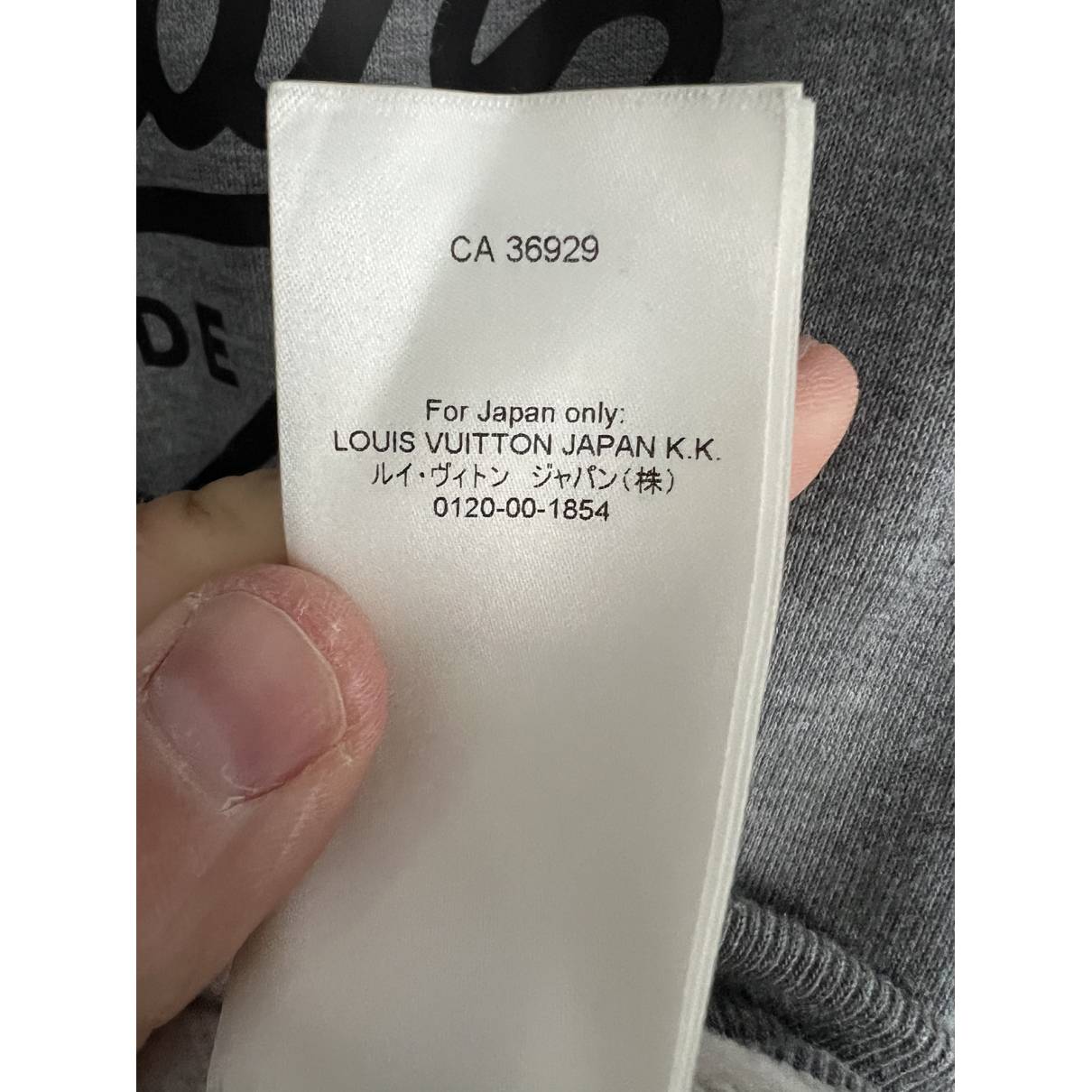 Sweatshirt Louis Vuitton Anthracite size S International in Cotton -  22532970