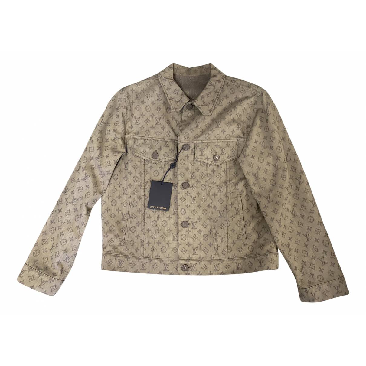 Louis Vuitton, Jackets & Coats, Jean Jacket Wauthentic Lv Scarf