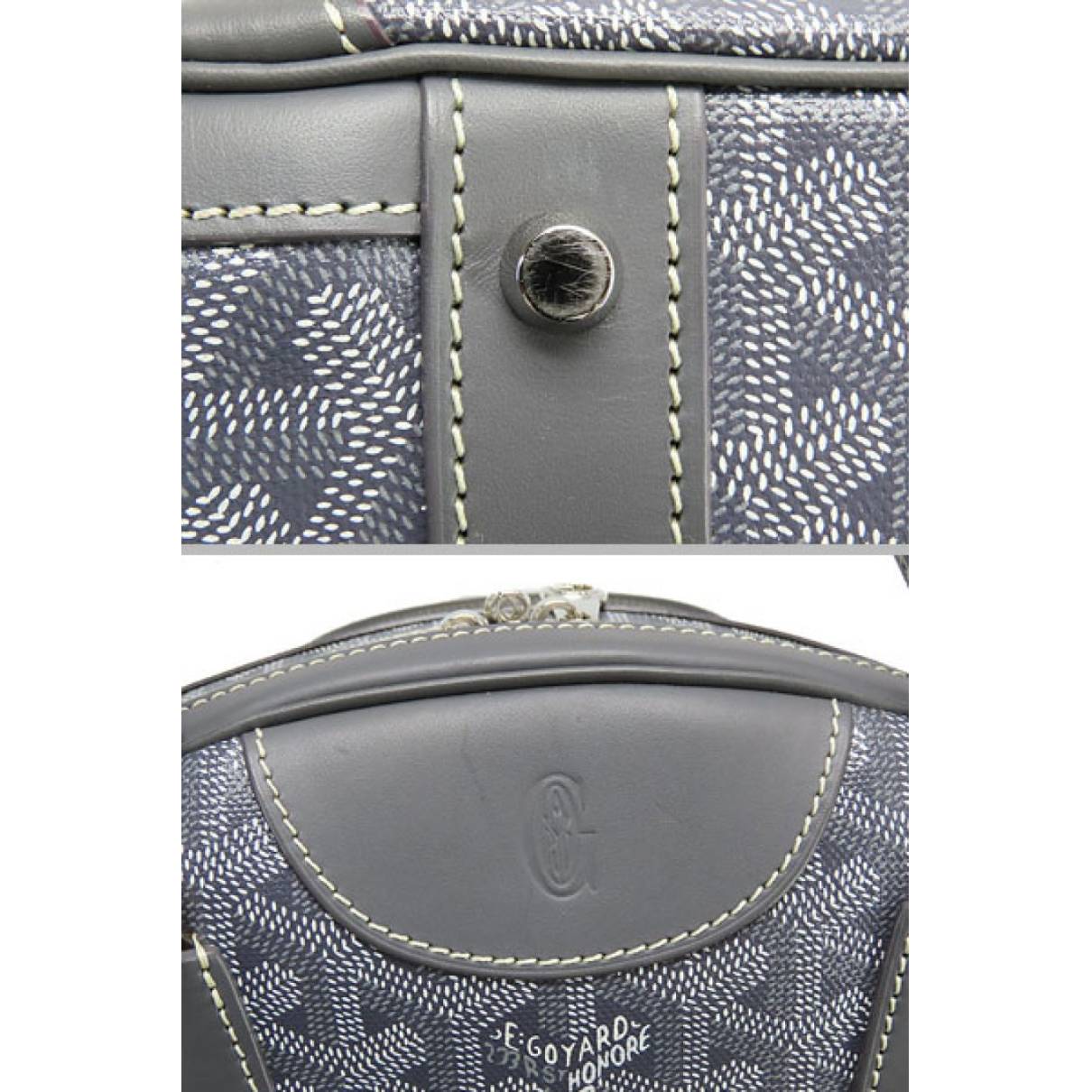 Leather bowling bag Goyard Grey in Leather - 29554536