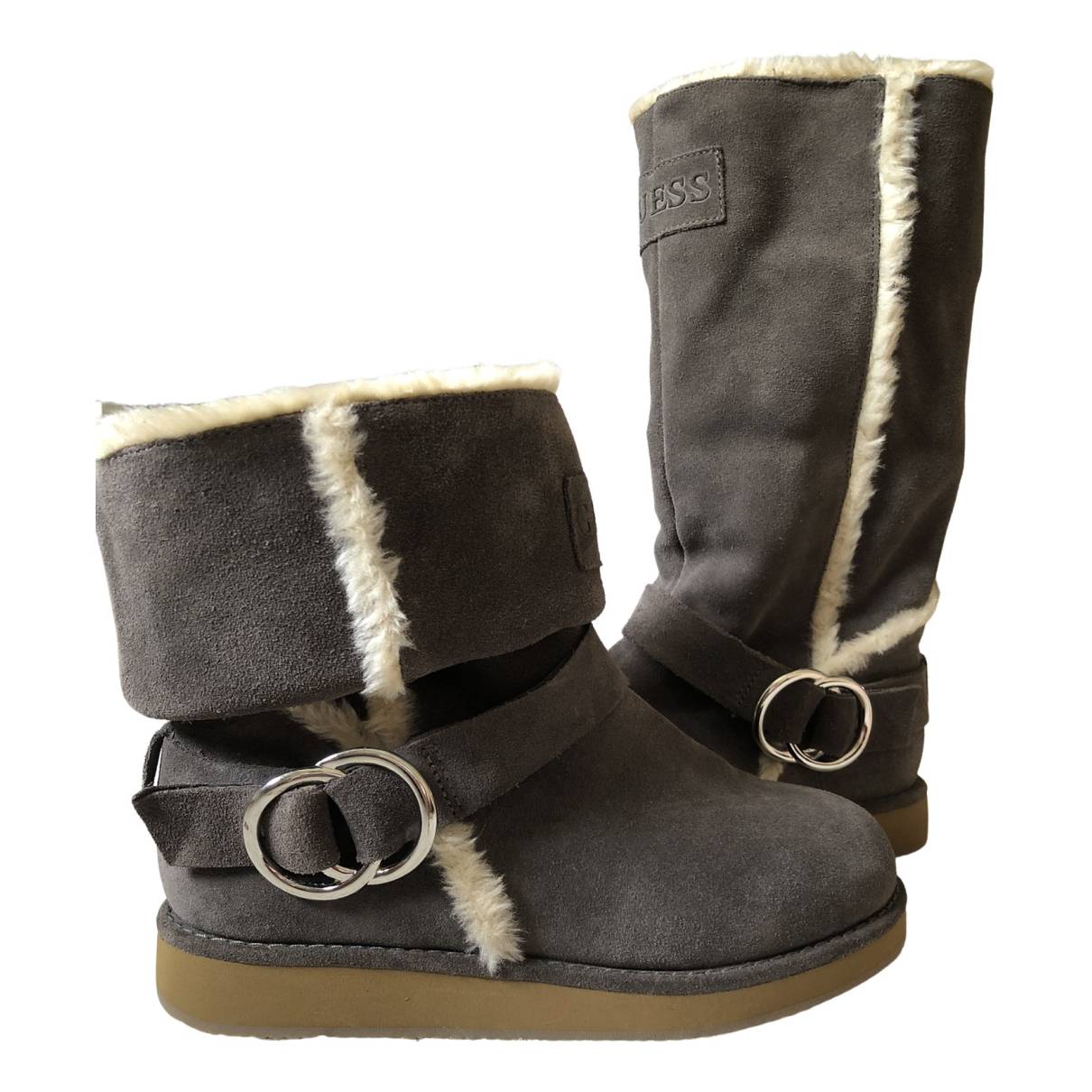 Leather snow boots GUESS