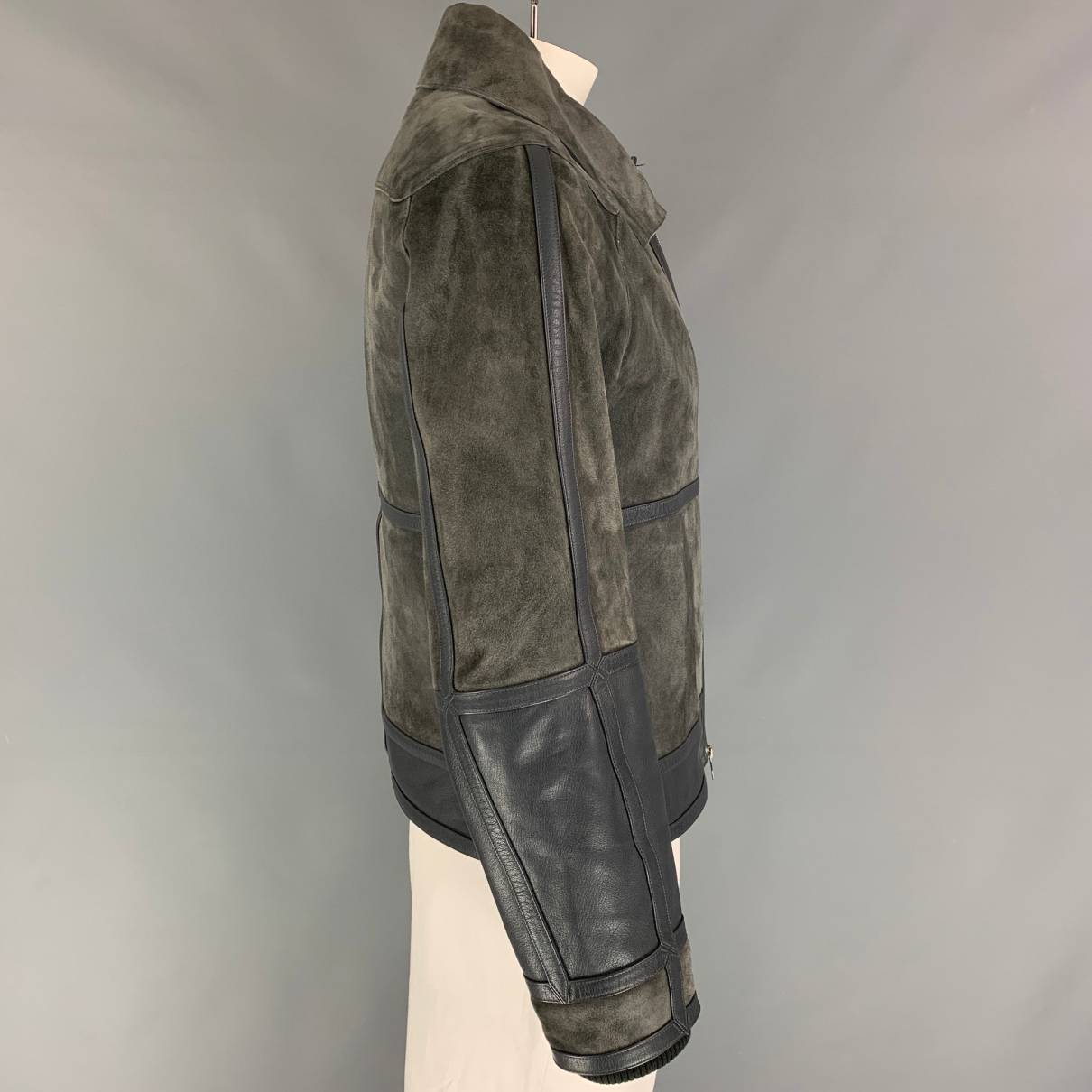 Louis Vuitton Men's Plain Leather Jacket