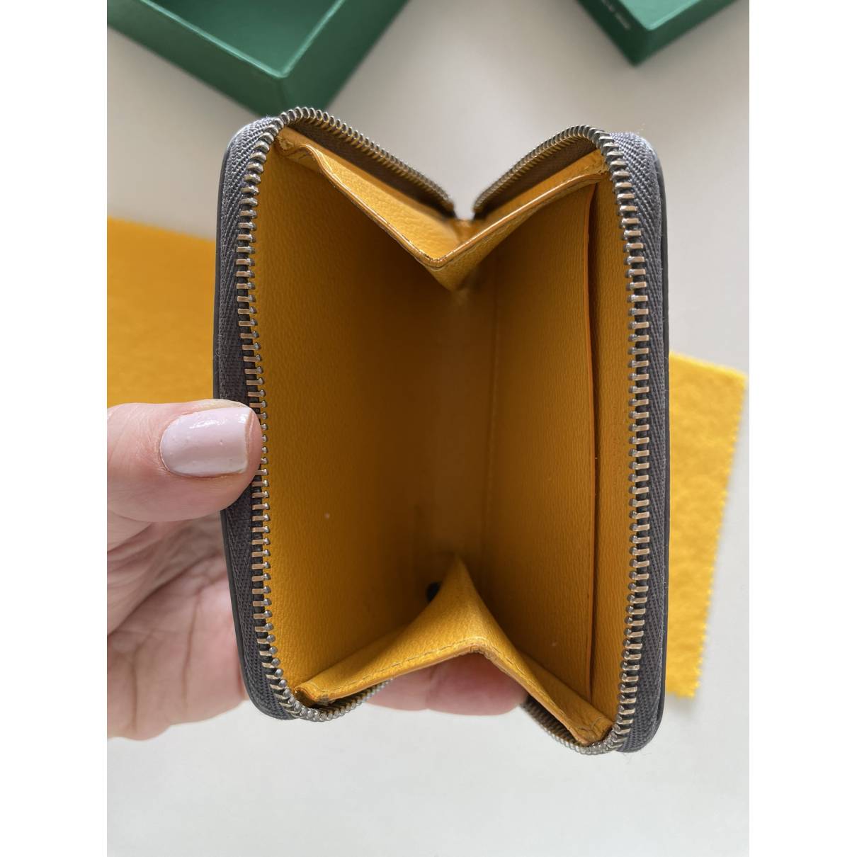 goyard matignon mini wallet