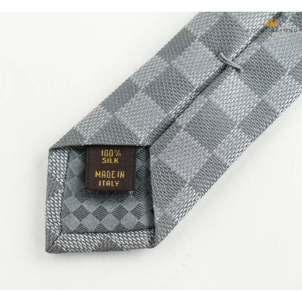 Louis Vuitton Silk Damier Tie - Grey Ties, Suiting Accessories - LOU274570