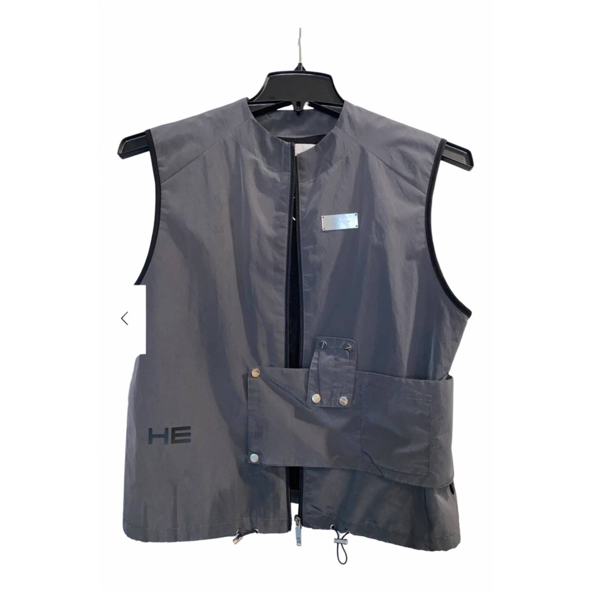 Vest HELIOT EMIL Grey size M International in Synthetic