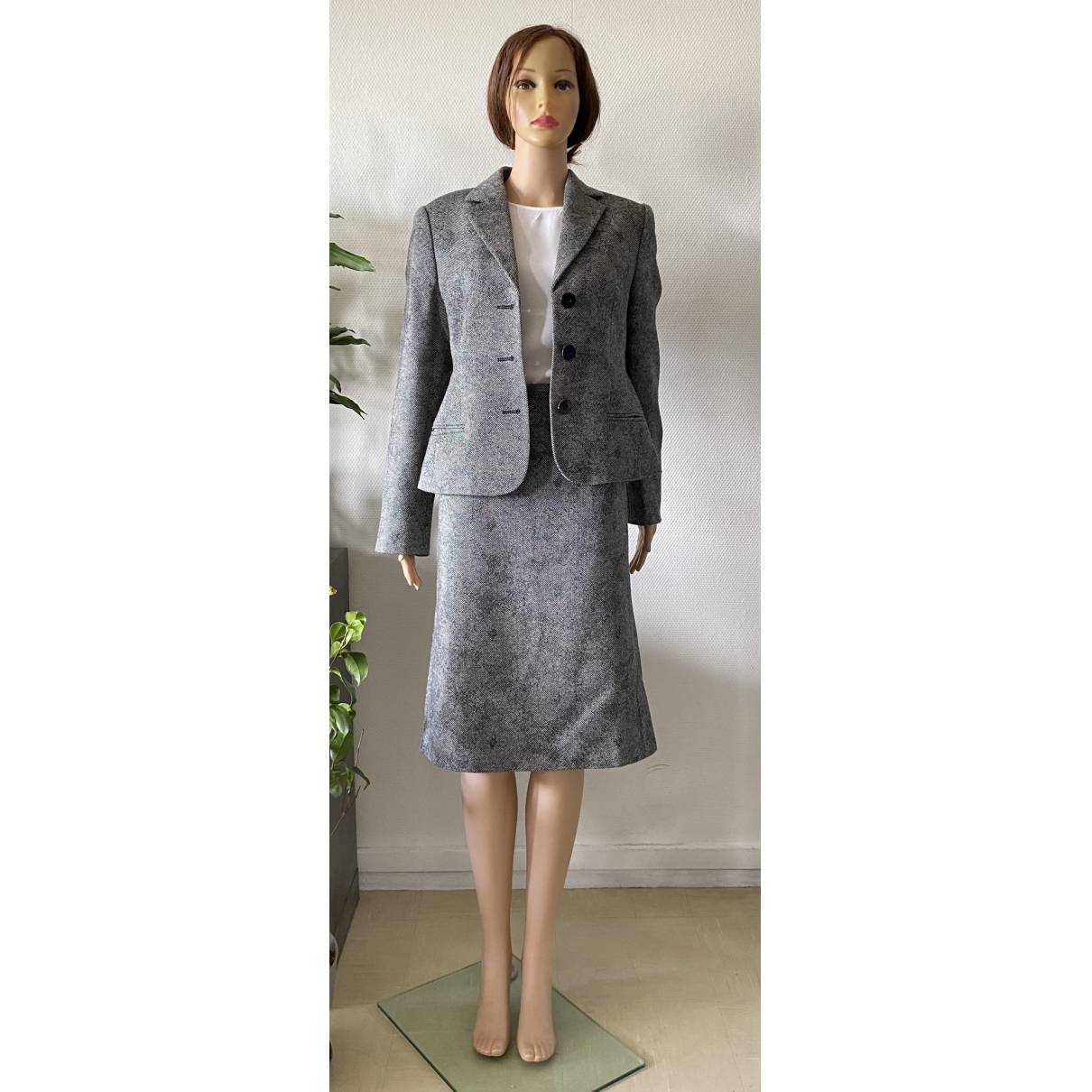 Wool suit jacket Louis Feraud Grey size 40 FR in Wool - 31270065