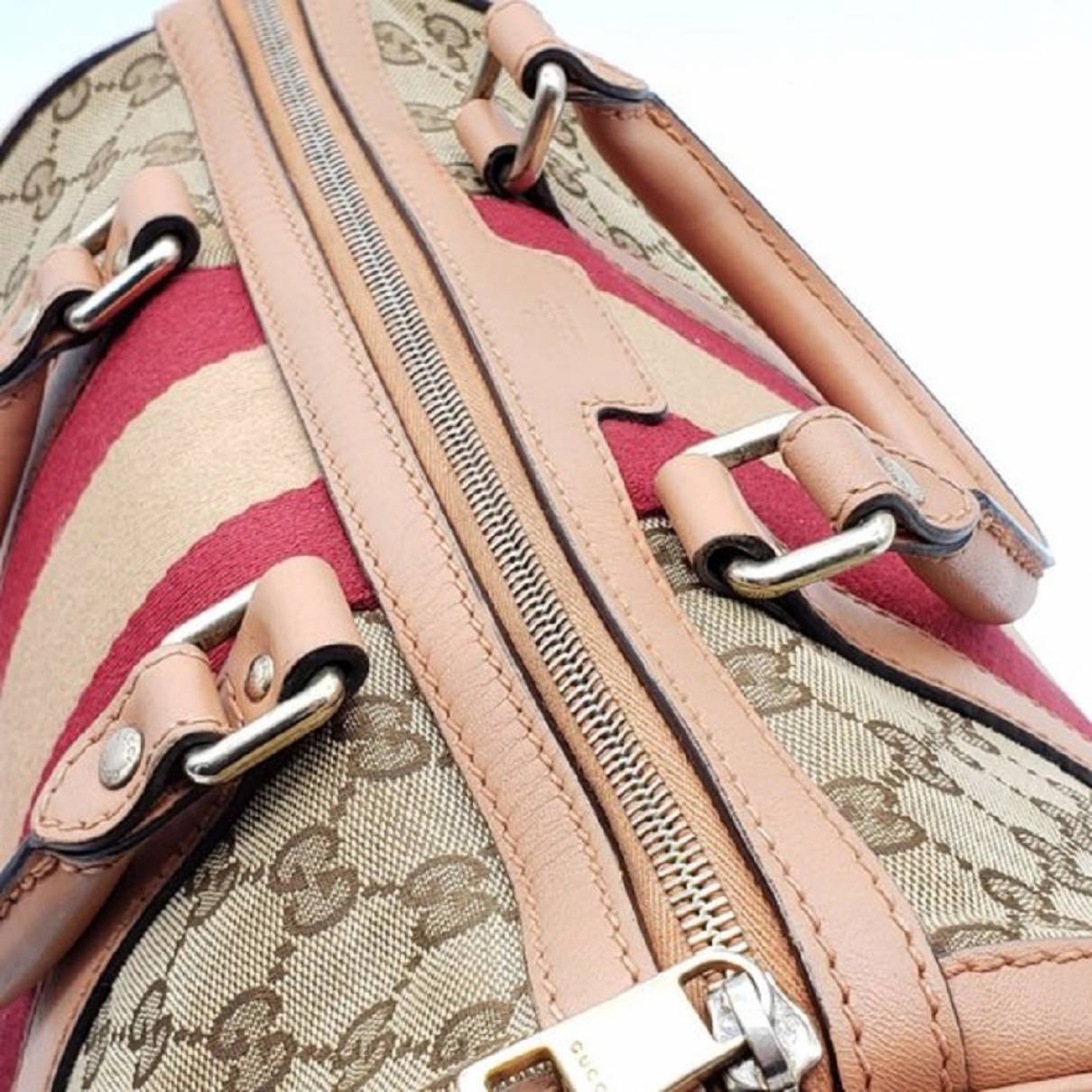 Boston cloth satchel Gucci Multicolour in Cloth - 16285607