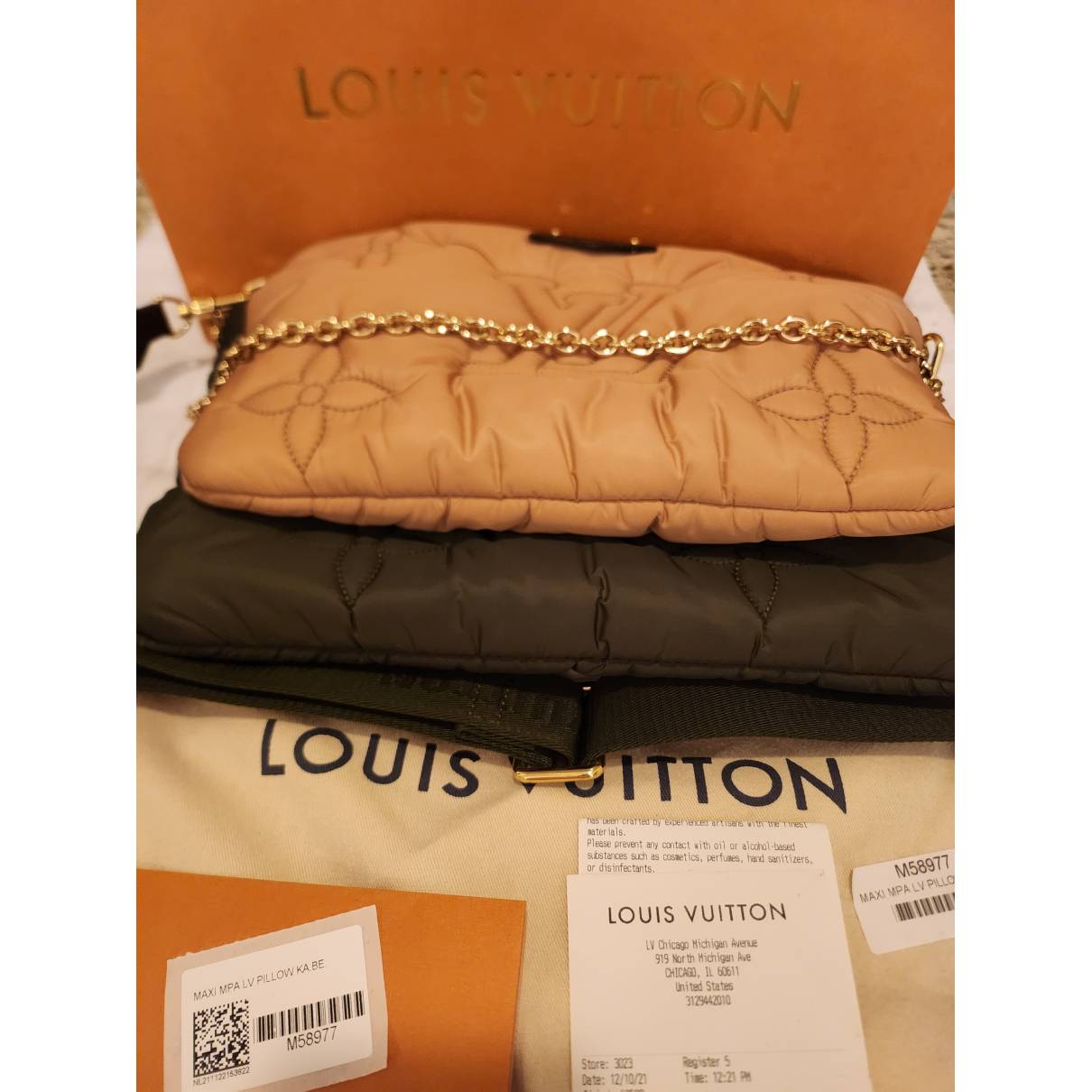 Maxi multi pochette accessoires cloth crossbody bag Louis Vuitton  Multicolour in Cloth - 28695768